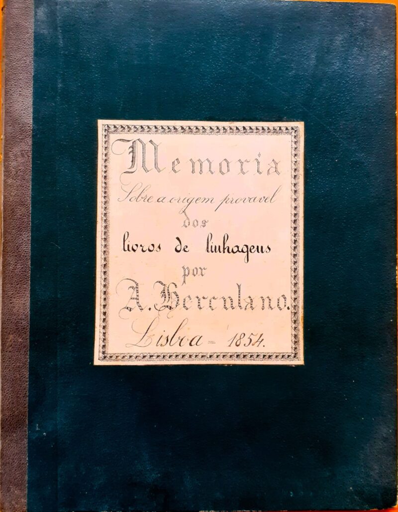 Memória sobre a origem provável dos livros de linhagens / Alexandre Herculano