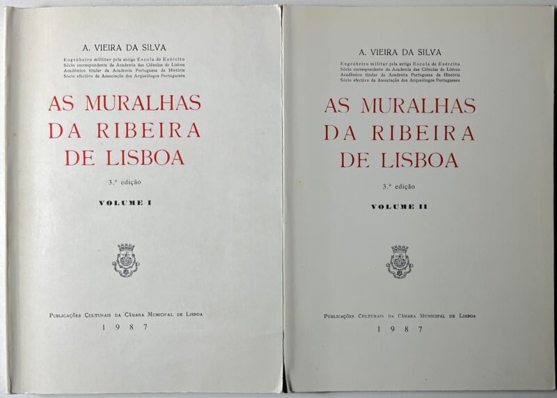 As muralhas da Ribeira de Lisboa / A. Vieira da Silva (2 Vols) - Image 2