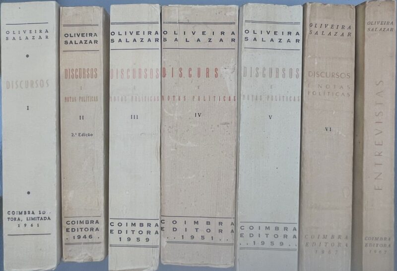 Discursos e Notas Políticas (6 Vols.) + Entrevistas / Oliveira Salazar - Image 2