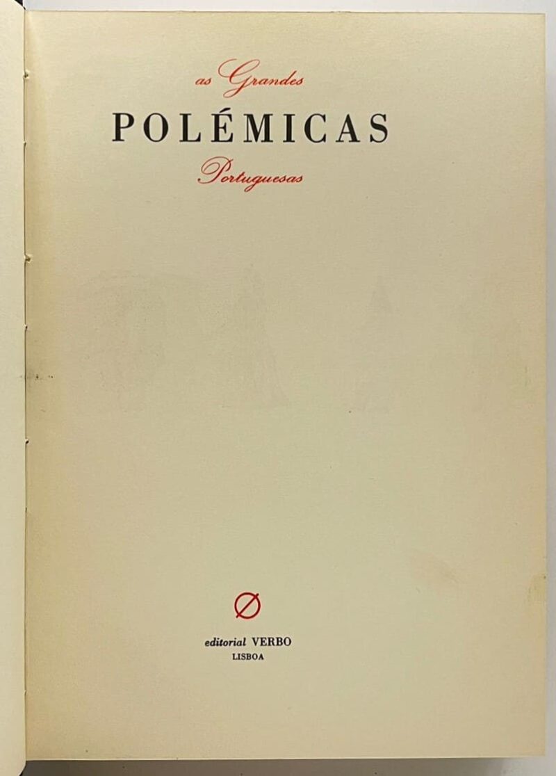 As Grandes Polémicas Portuguesas (2 vols.) - Image 2