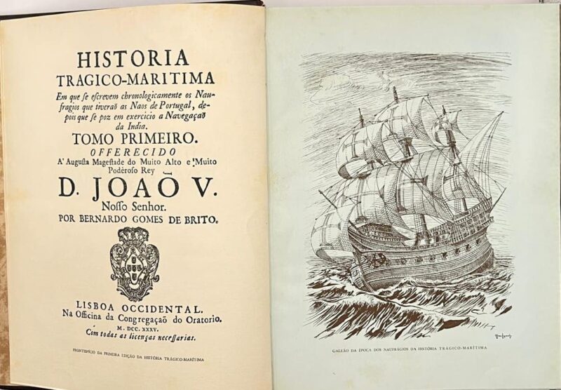 História Trágico-Marítima / Bernardo Gomes de Brito (3 Vols.) - Image 4
