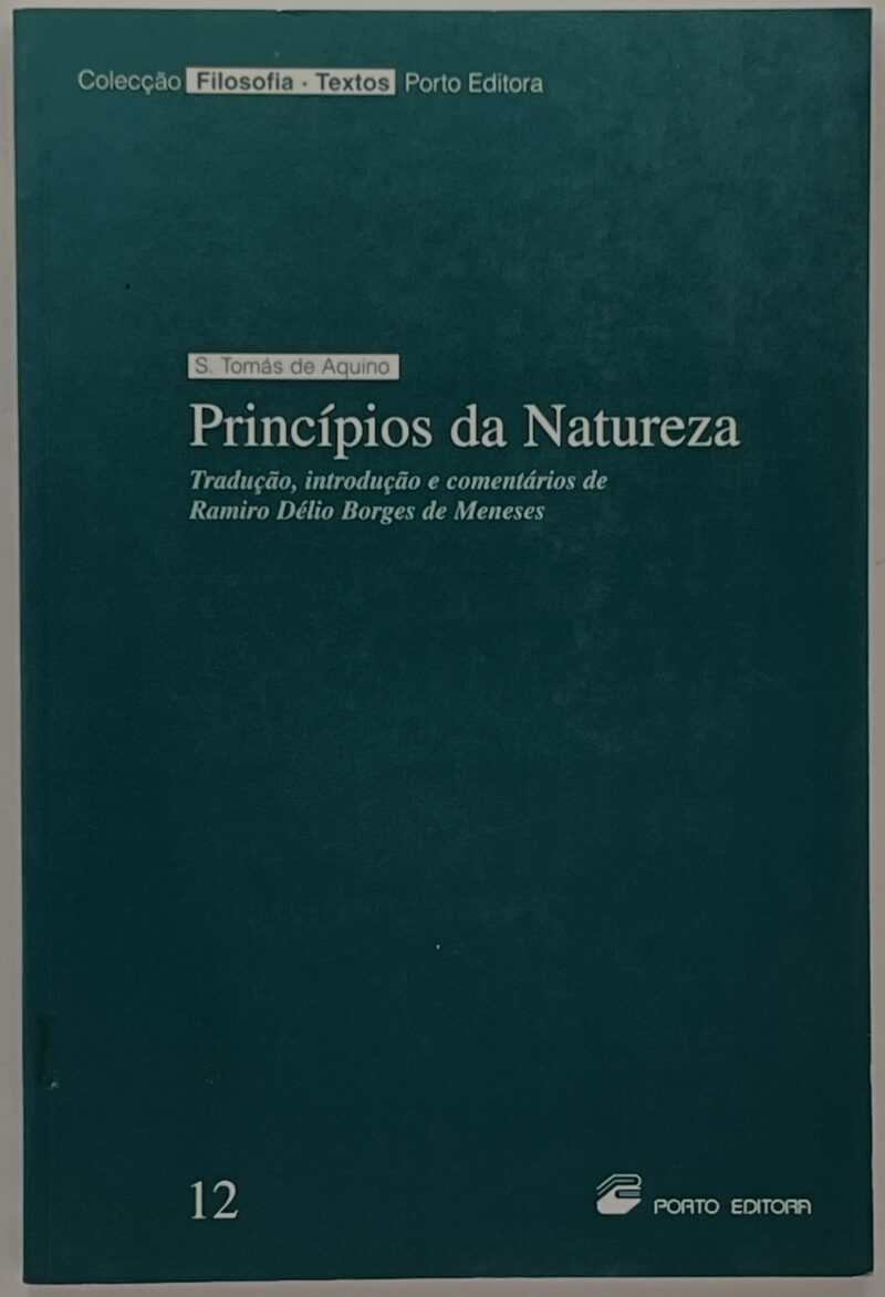 Princípios da Natureza / São Tomás de Aquino