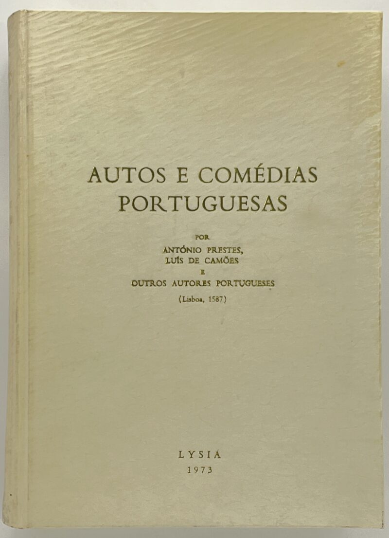 Primeira parte dos Autos e Comédias Portuguesas